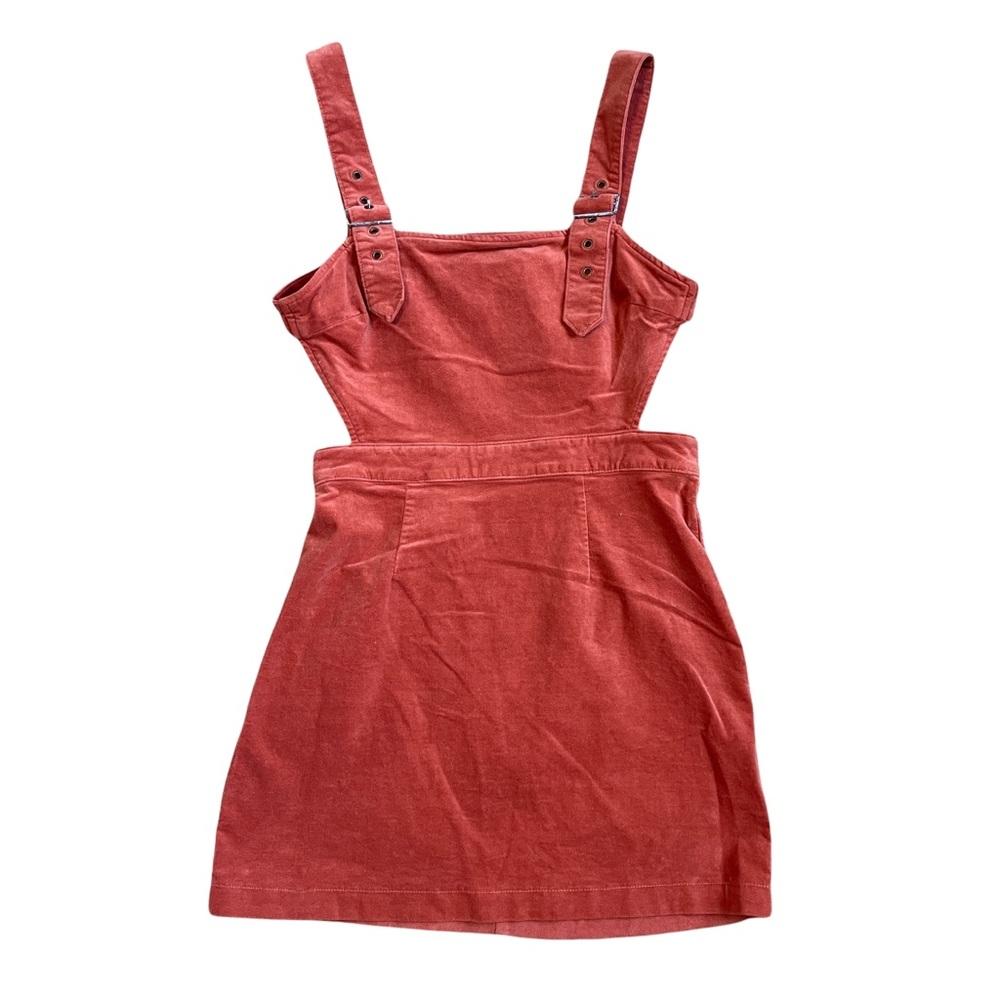 Romantic overall dress jumper women's M Flirty Y2K Bodycon FOREVER 21 Schoolgirl